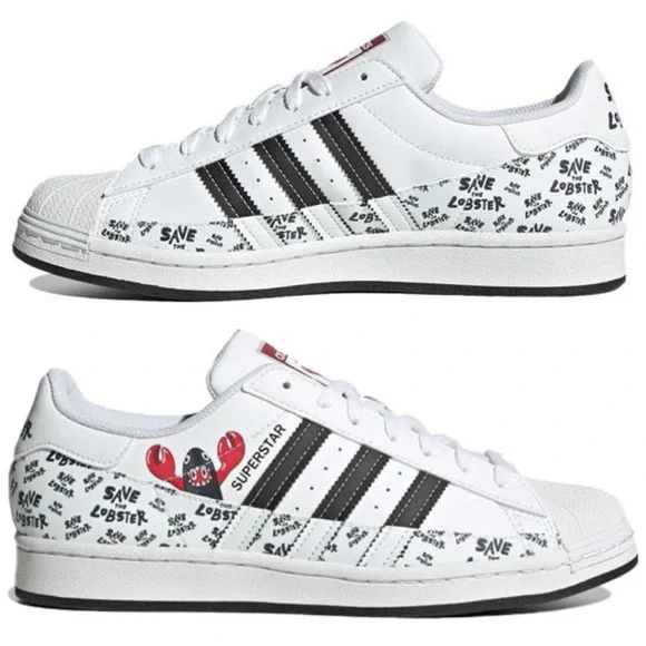 Adidas Originals Superstar x Philip Colbert Save the Lobster’ sneakers 🦞 - Picture 12 of 16
